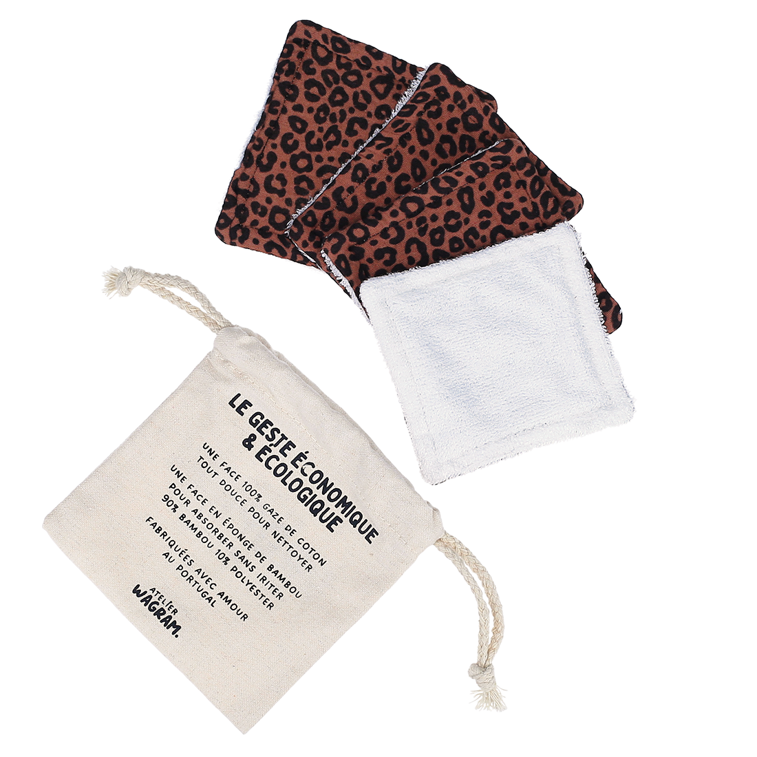 Lingettes Léopard marron 3