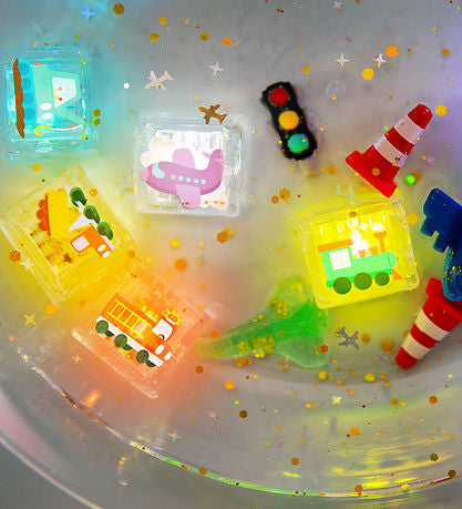 Cubes lumineux pour le bain Autos 3