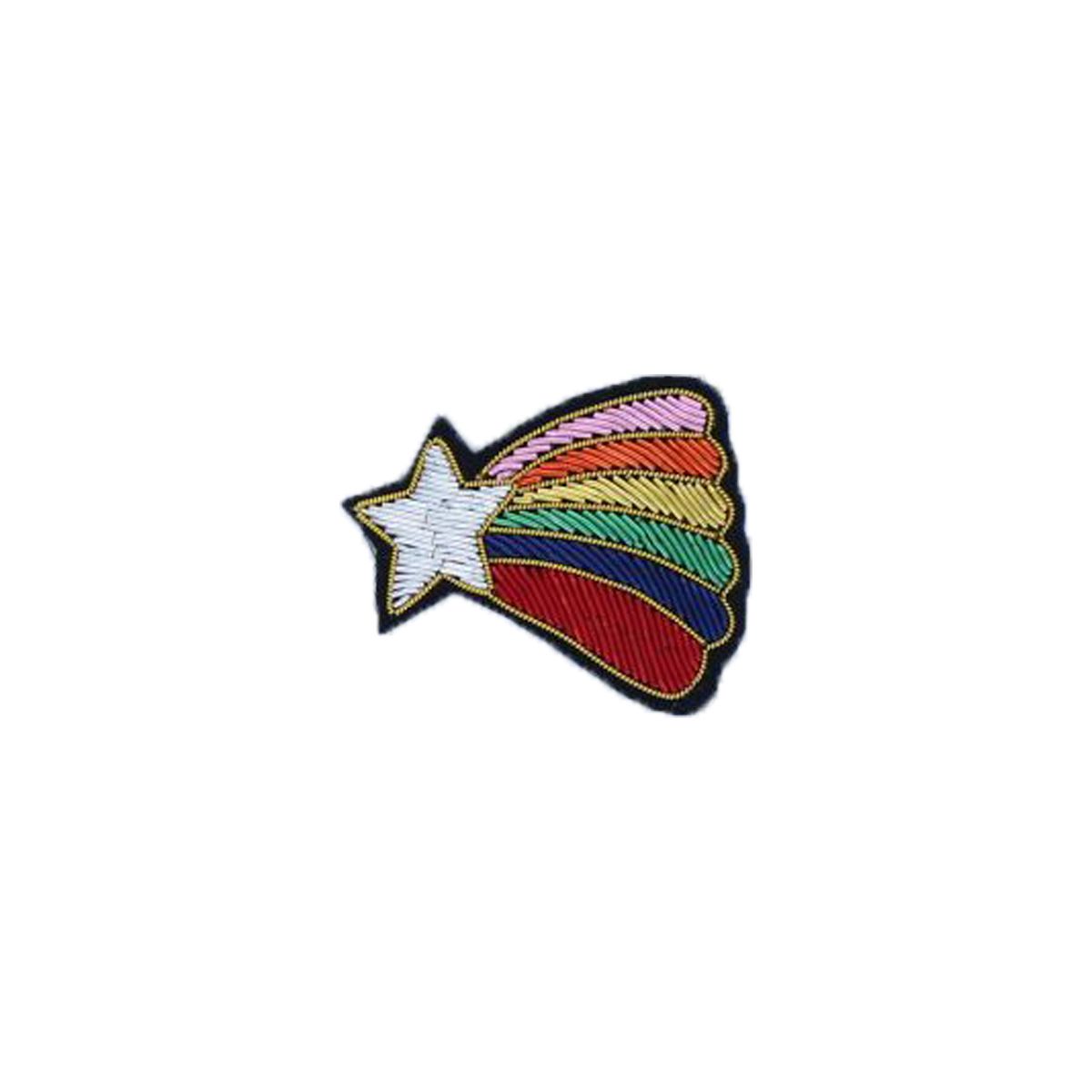 Broche étoile filante arc-en-ciel 2