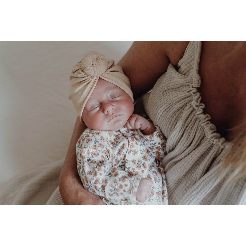 Bonnet turban - Nude 4