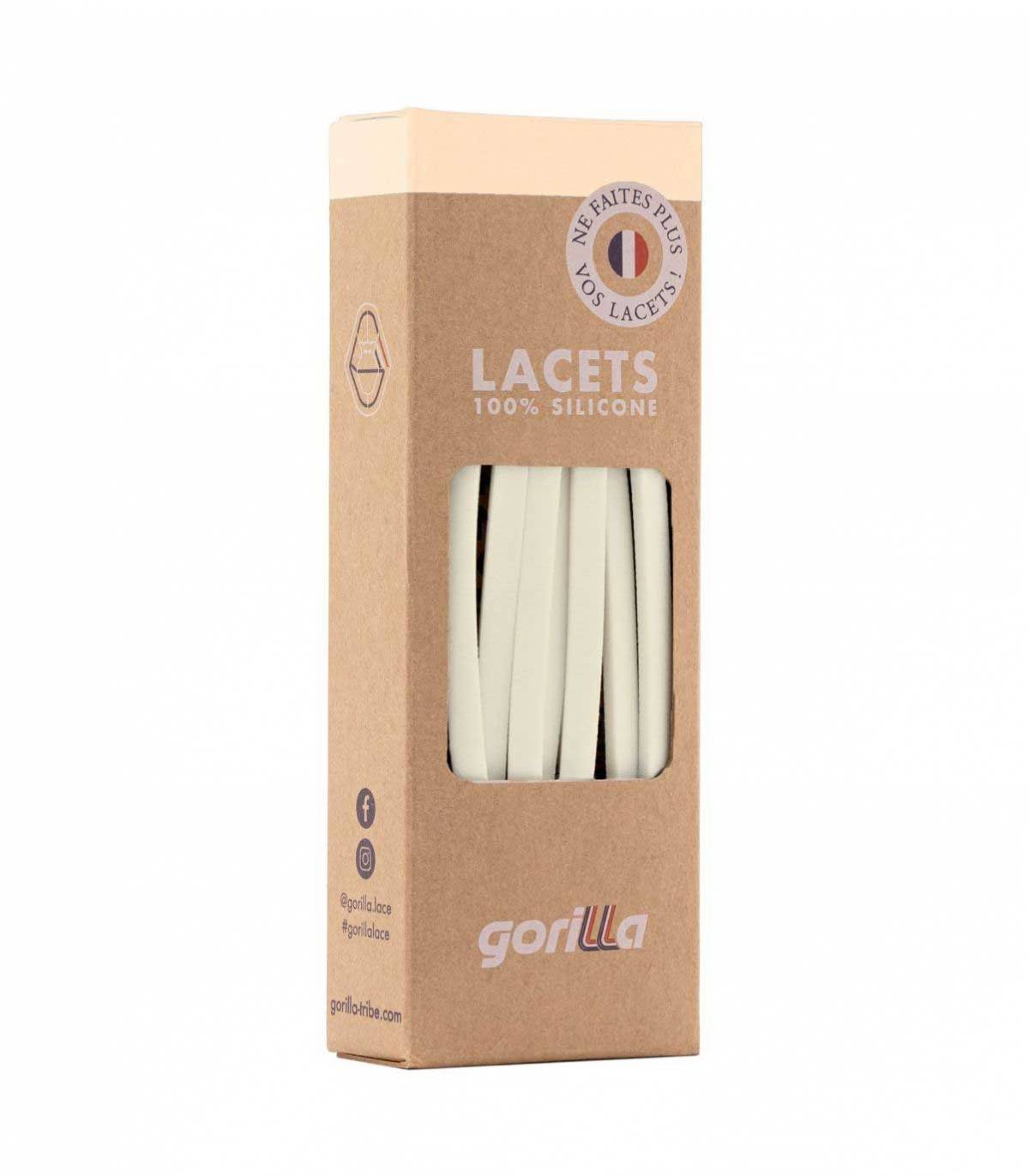 Lacets en silicone fins 6