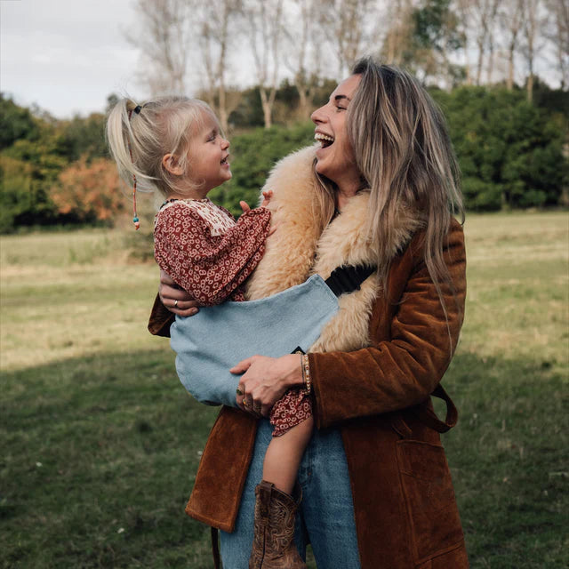 Porte-bébé Wildride Denim bleu 4