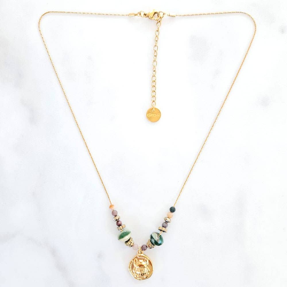 Collier scarabée Maya 2