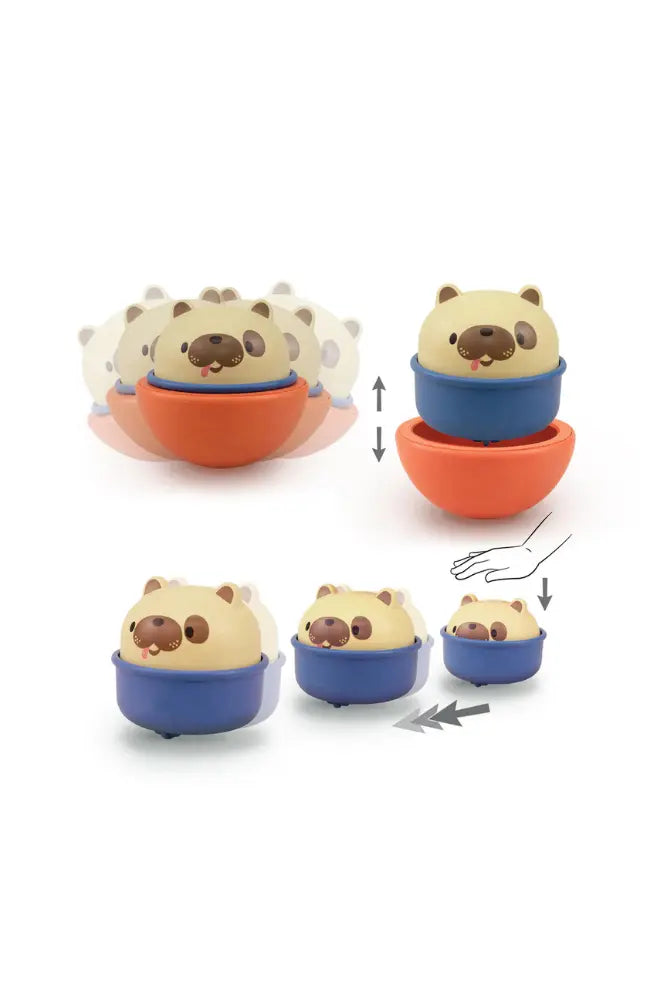 Culbuto Chien personnage roulant 2