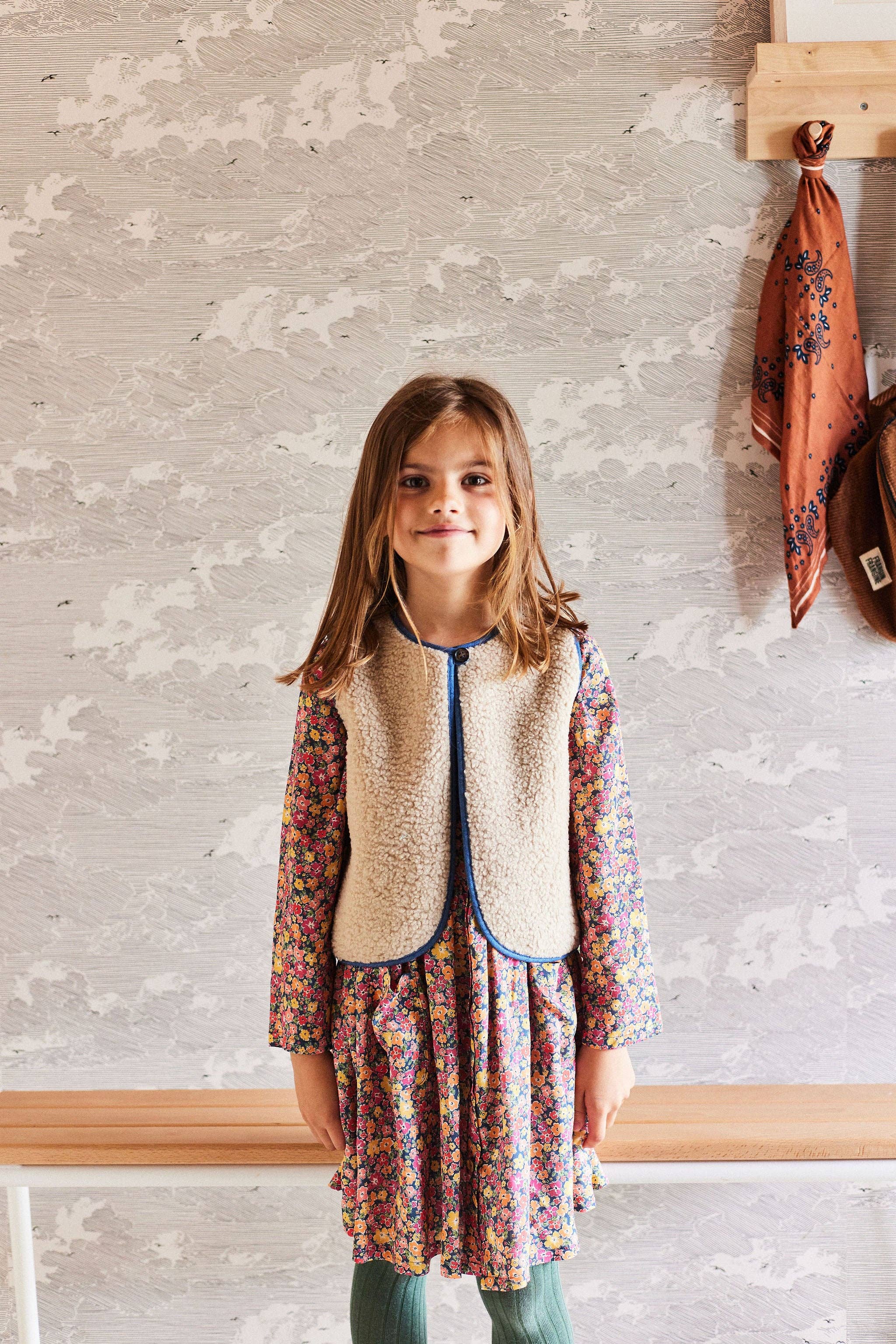 Veste Louloute denim matelassé mouton 4