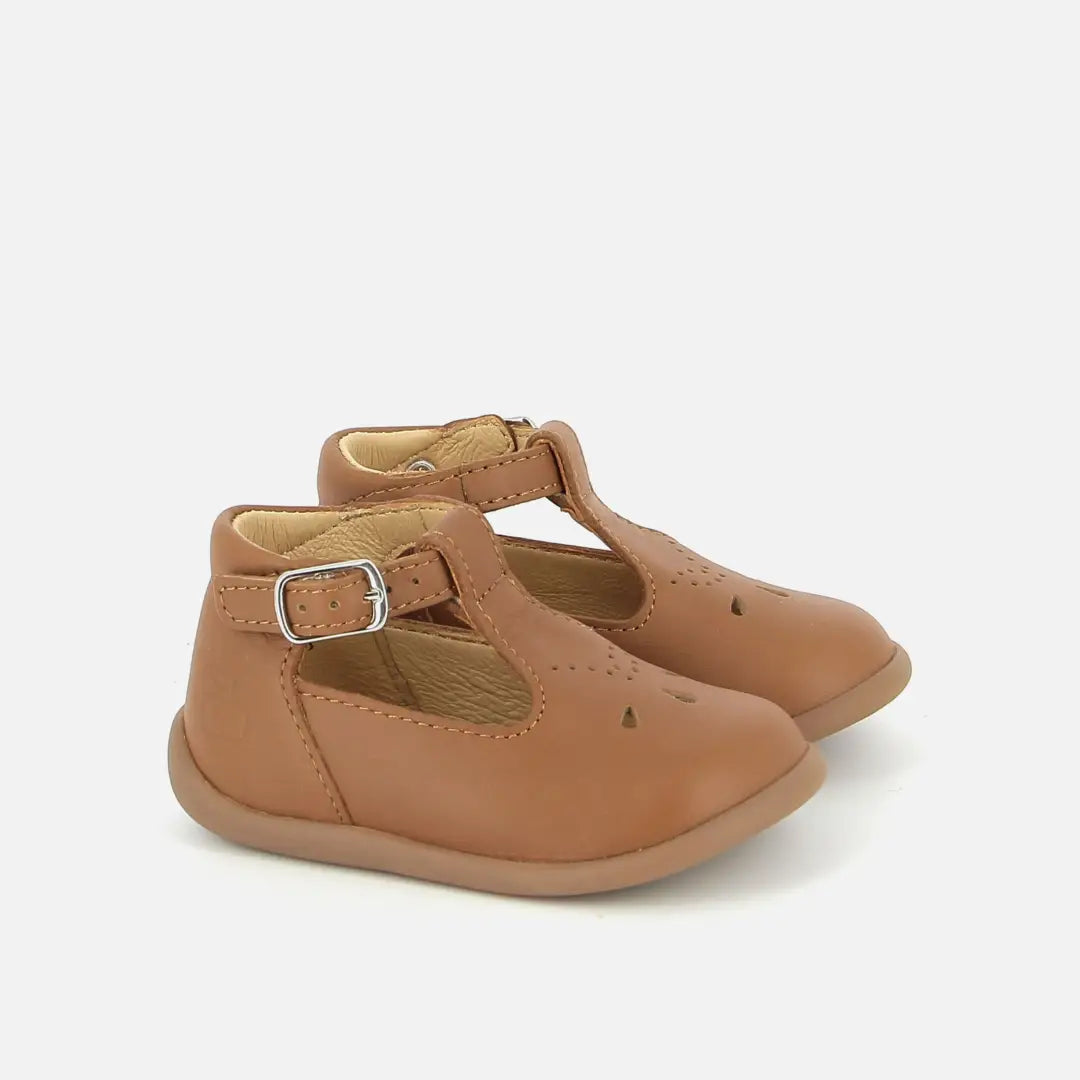 Chaussures Stand-up Salomé Nappa camel 3