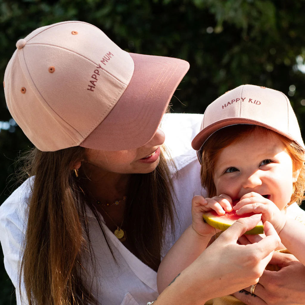 Casquette enfant et adulte Happy Kid / Happy Mum — 9/24 mois