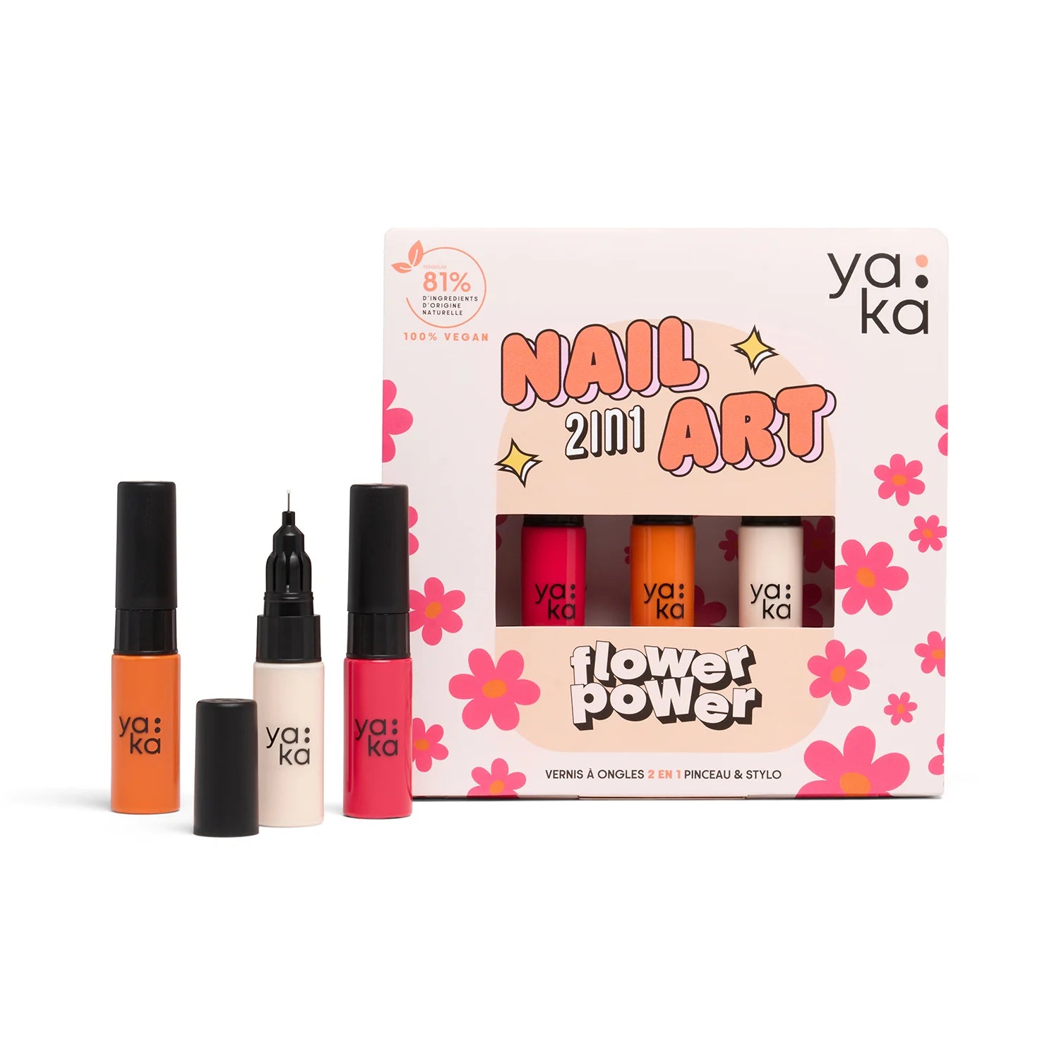 Coffret vernis à ongles 2en1 Flower power 2