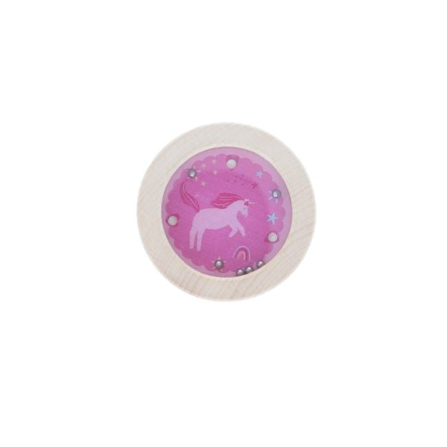 Jeu de patience en bois à billes Licorne