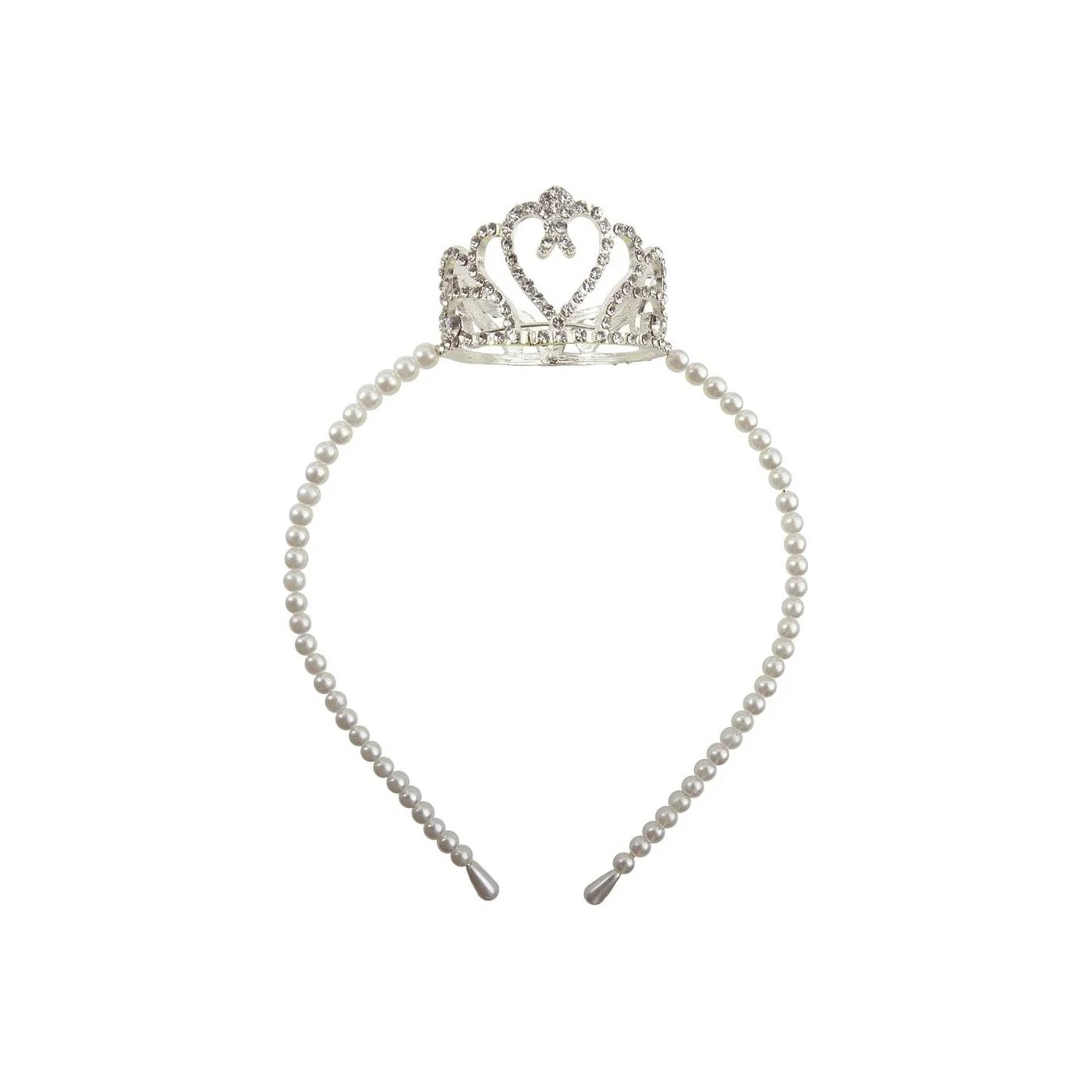 Diadème perles et strass 2