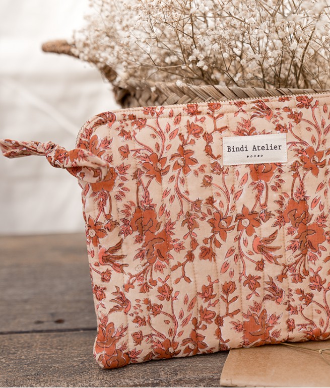 Pochette Ipad à fleurs 3