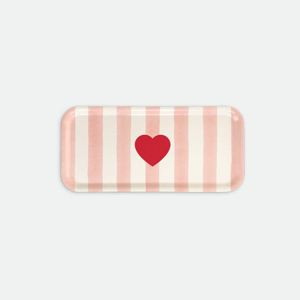 Plateau à café - Pink stripes