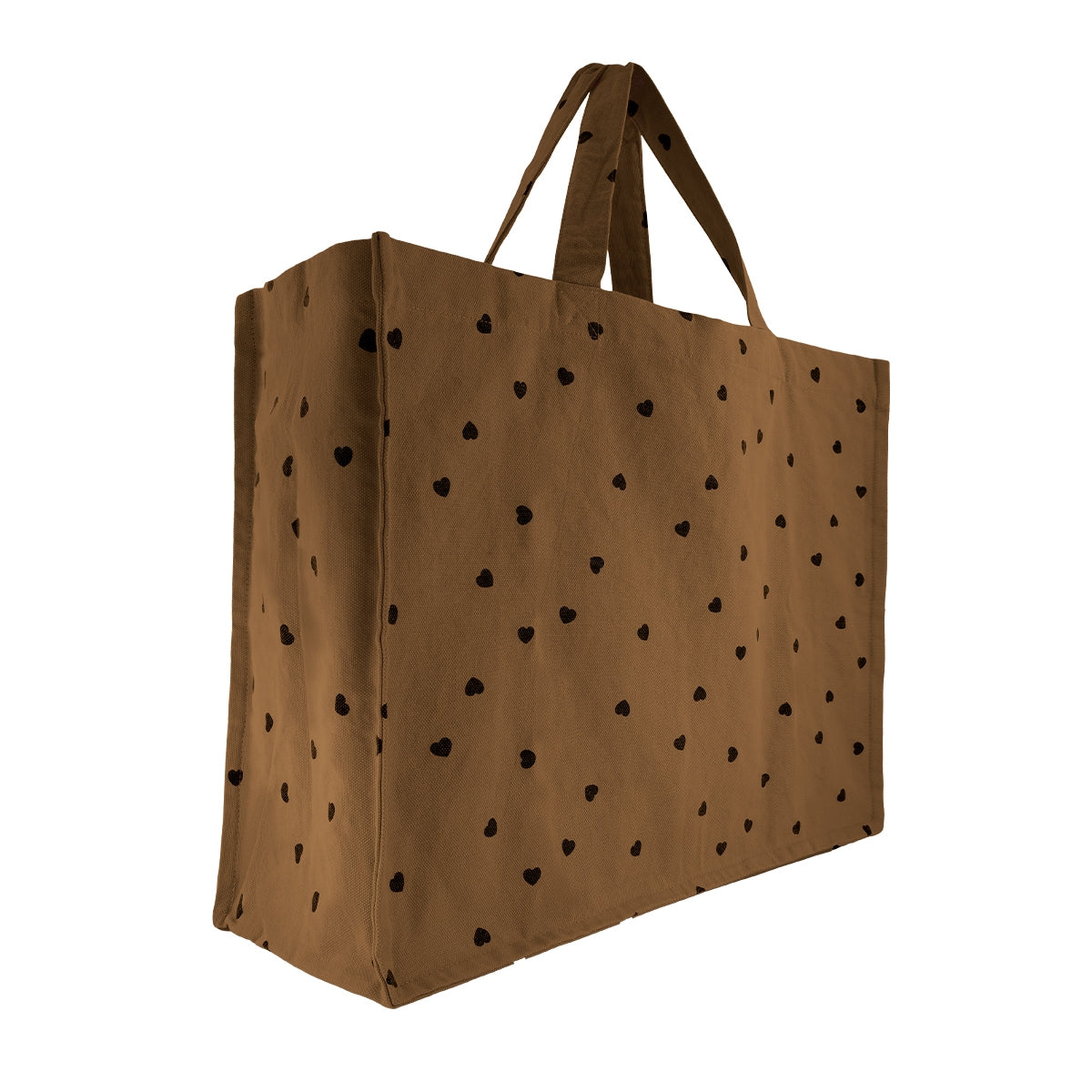 Sac cabas coeurs noirs 7