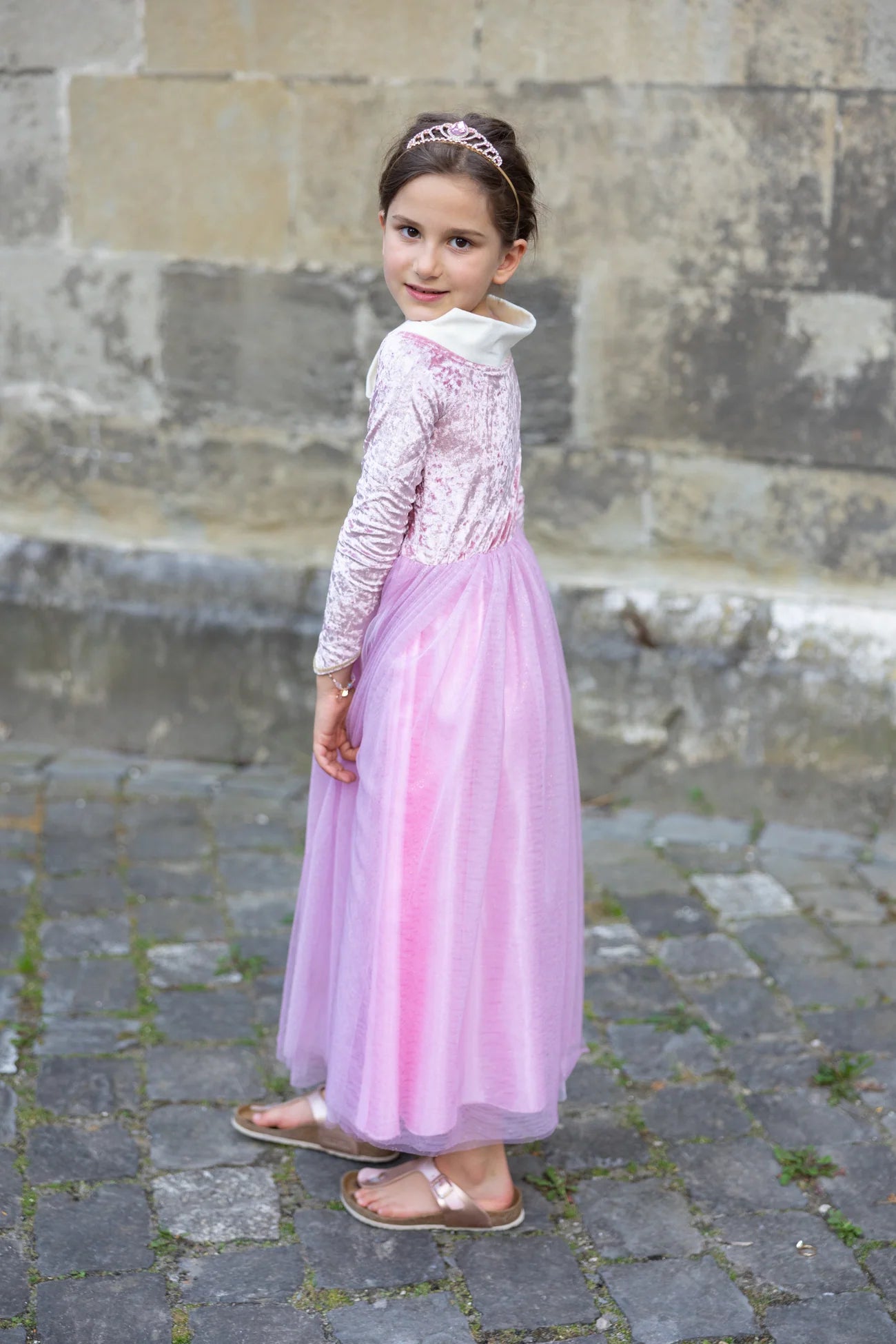 Déguisement robe de Princesse velours Belle au bois dormant 2