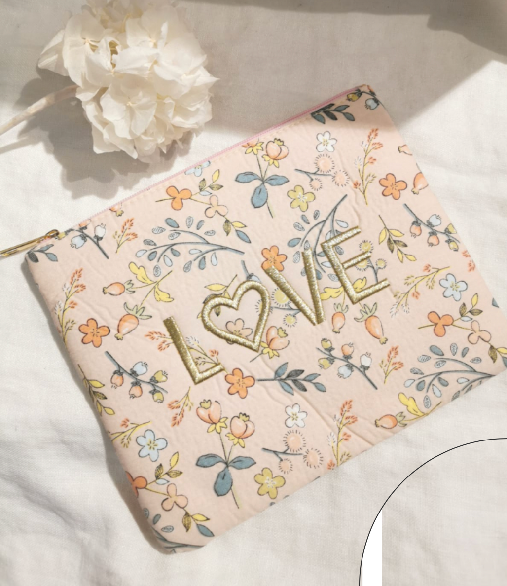 Grande pochette fleurie 2