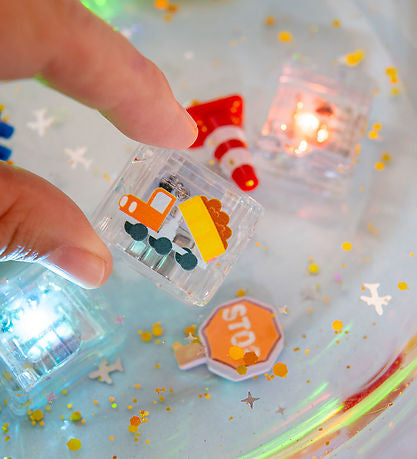 Cubes lumineux pour le bain Autos 2