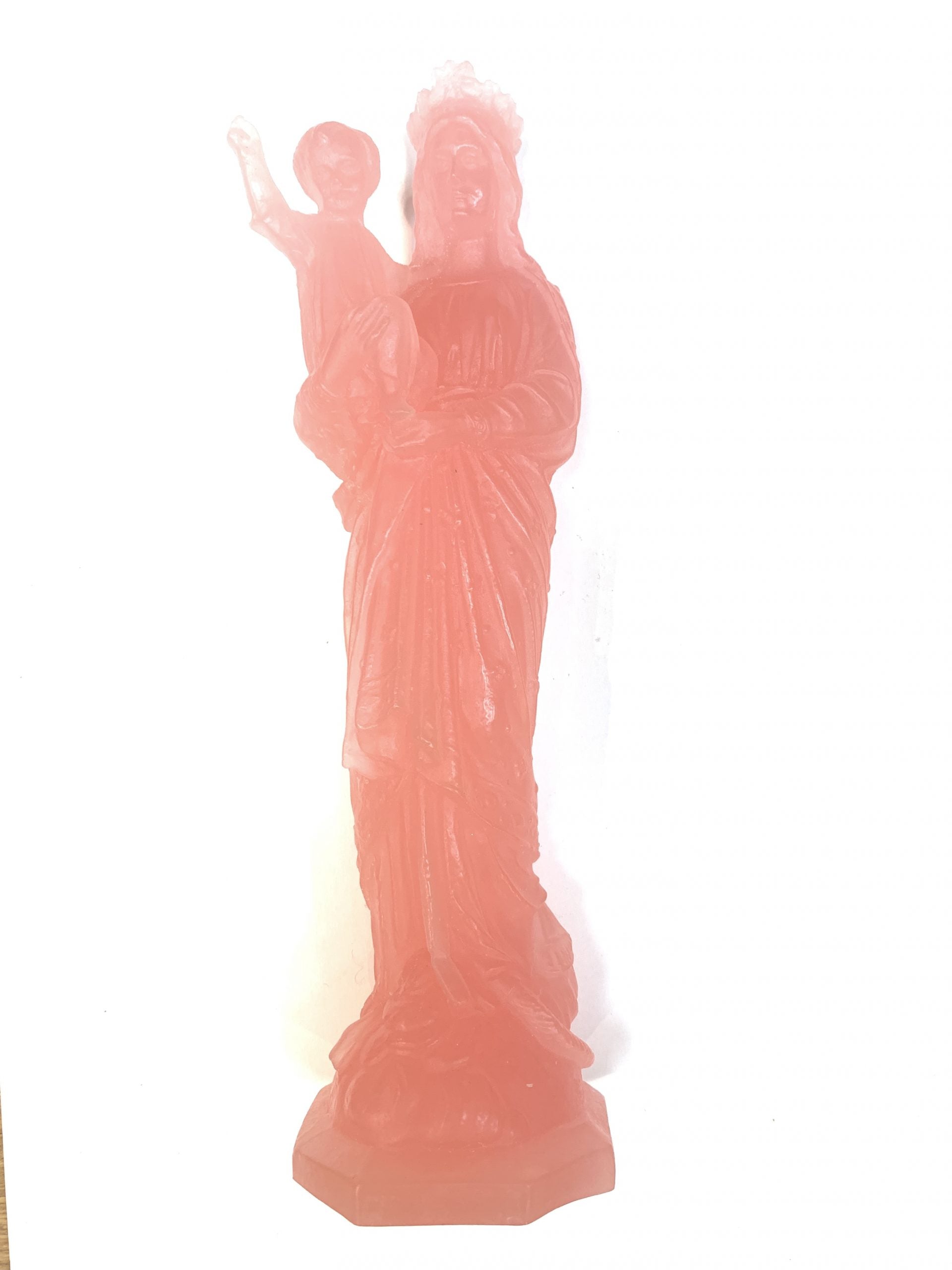 Vierge à l'enfant en cire 4