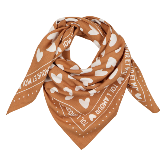 Petit Foulard coeur Toi l'Amour 3