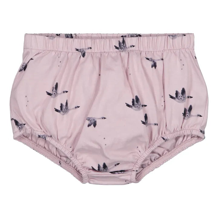 Bloomer jersey de coton Oie/Lilas Rose in April — 3/6 mois