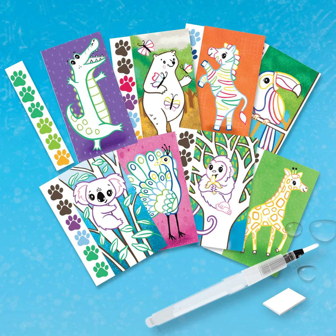 Set carnet de peinture Animaux sauvages 4