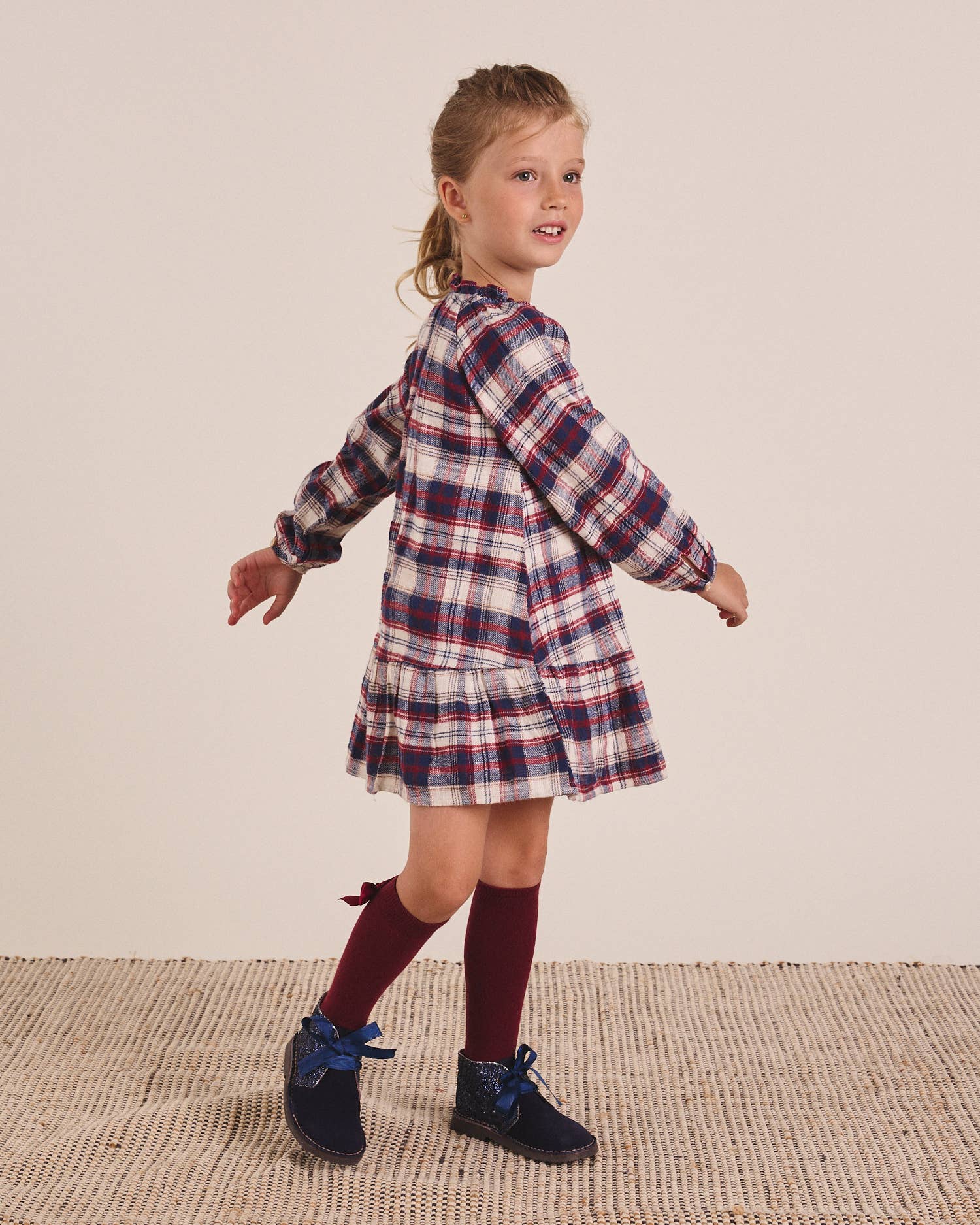 Robe en flanelle tartan 7