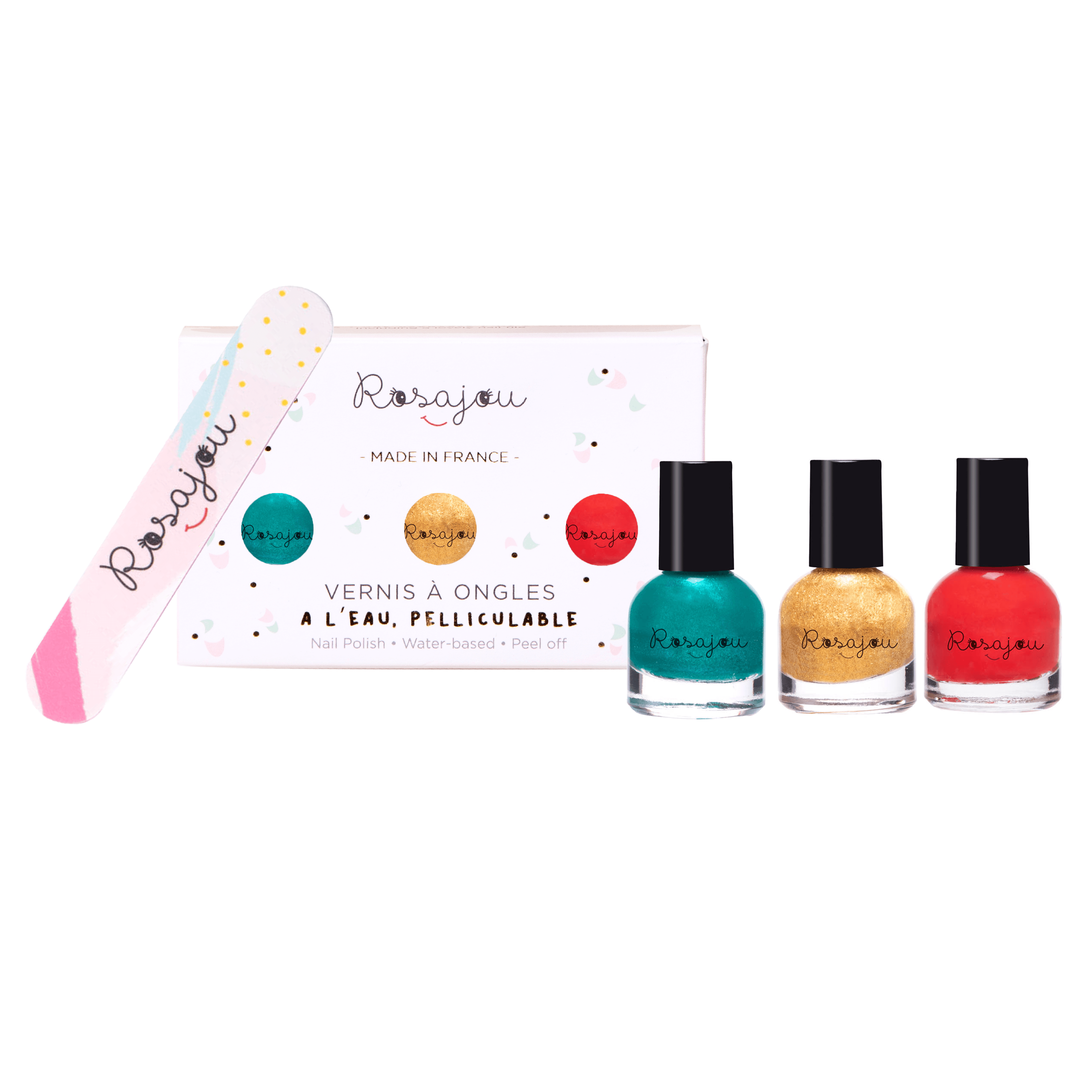 Coffret 3 vernis Madame x Paon x Chéri