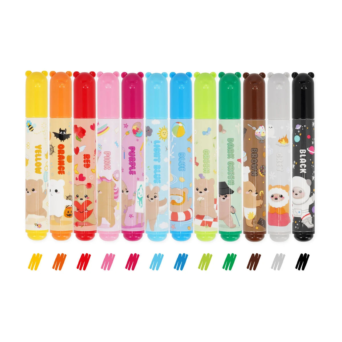 Set de 12 feutres Teddy friends Teddy bear 2