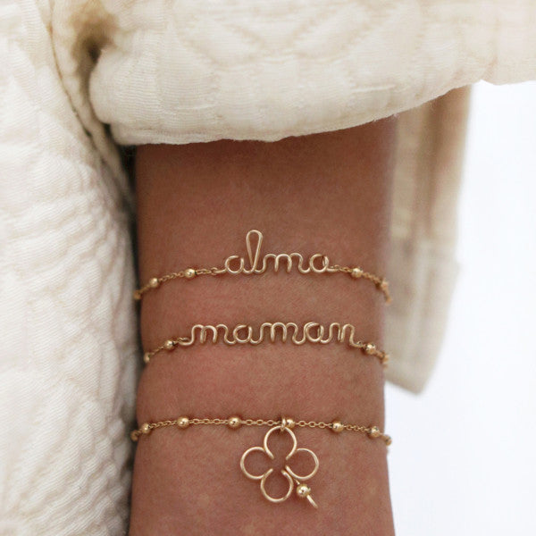 Bracelet Rosary maman argent 4