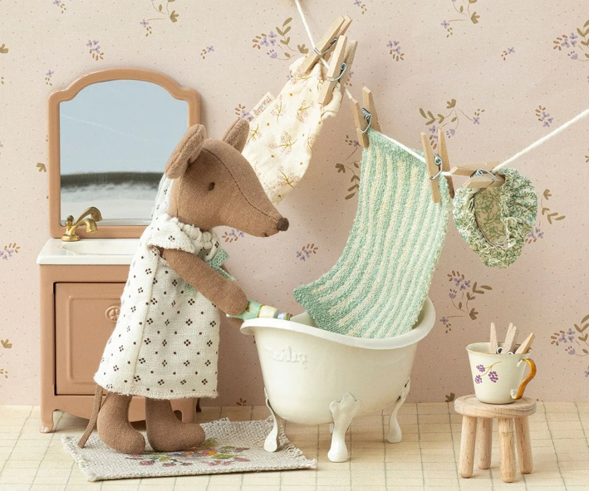 Maileg : Baignoire, Souris 5
