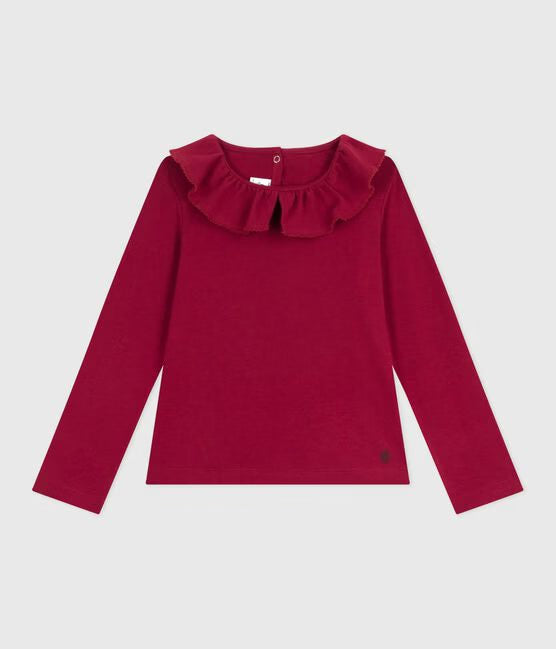 Tee-shirt enfant manches longues en coton uni — 3 ans