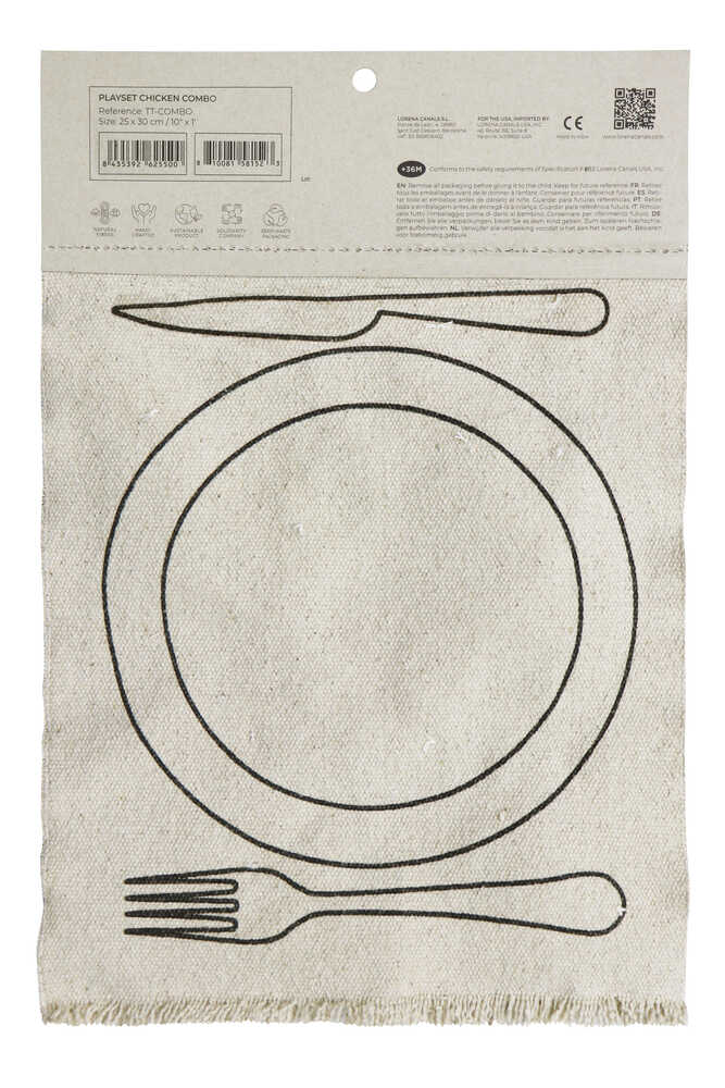 Set de cuisine avec aliments en tissu 9