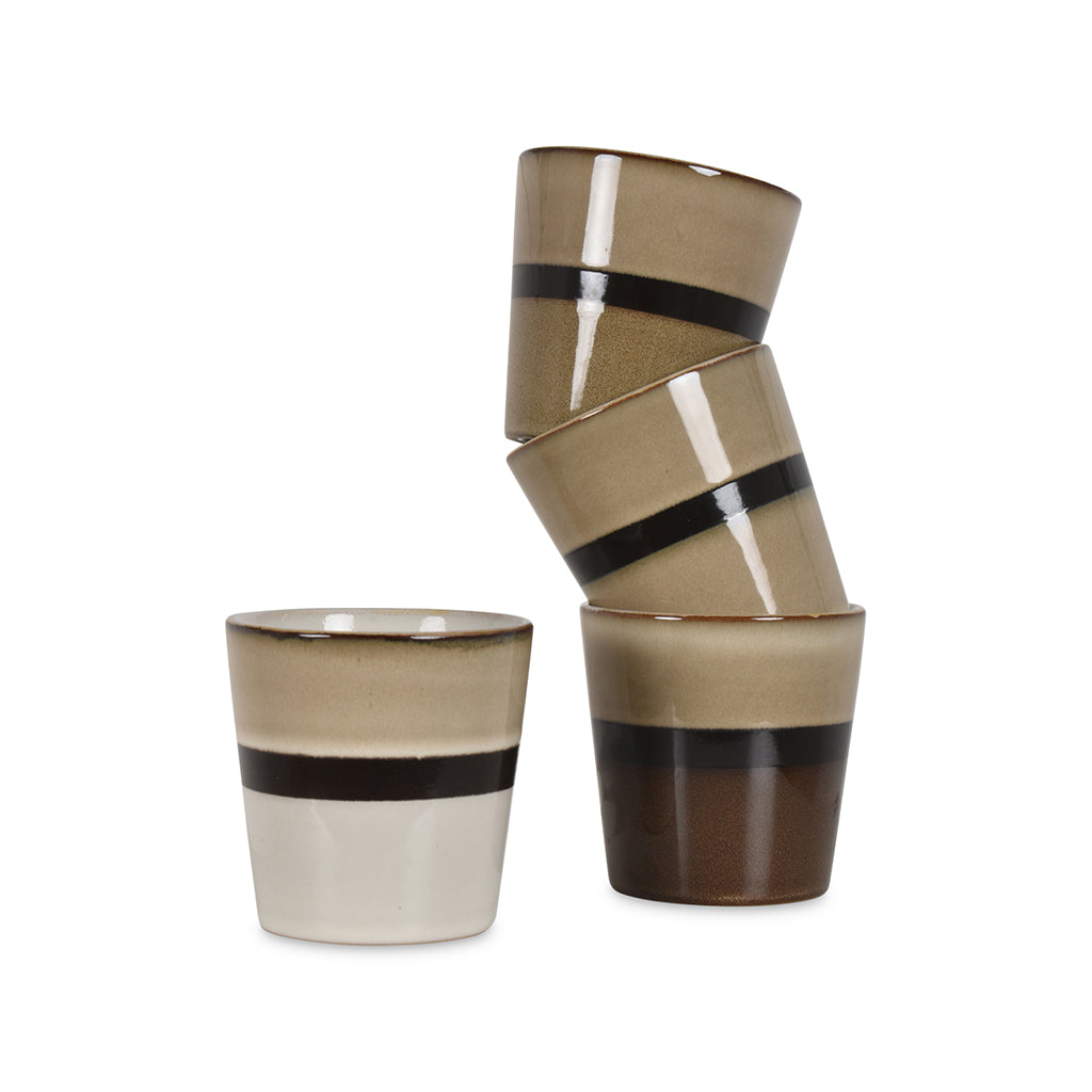 Set de 4 gobelets Lynx naturel 2