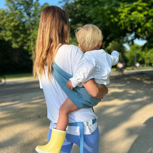 Porte-bébé Wildride Denim bleu 5