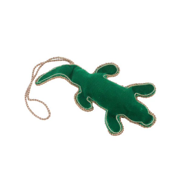Suspension brodée Crocodile 2