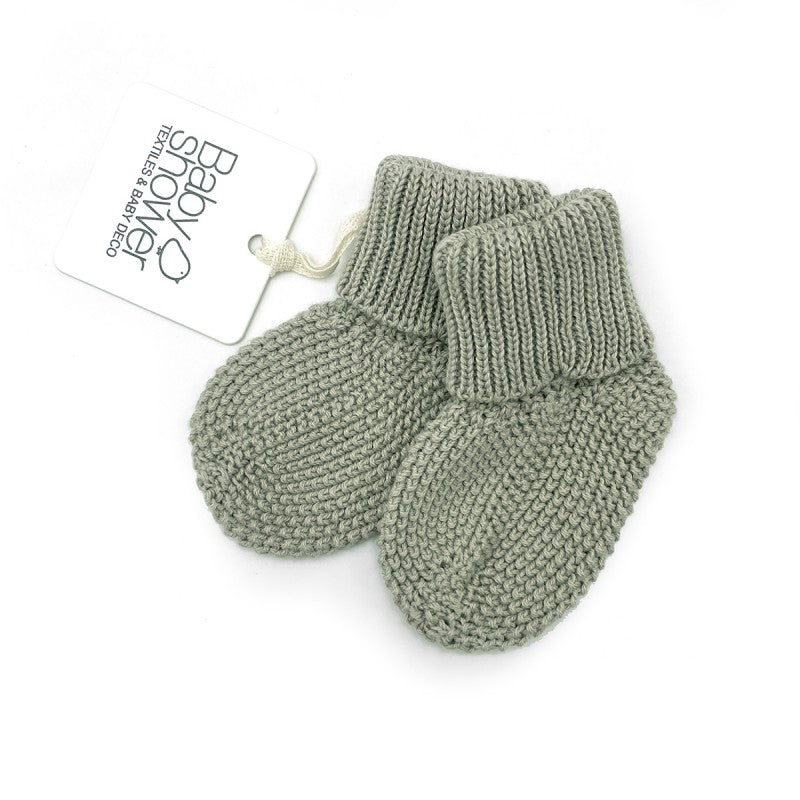 Chaussette bebe tricot dune powder — taille-1