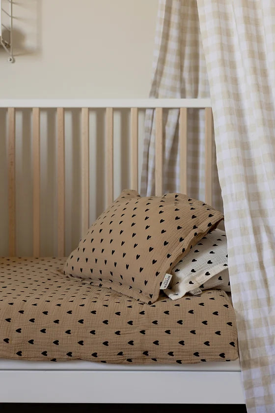 Parure de couette petits coeurs  140x200 3