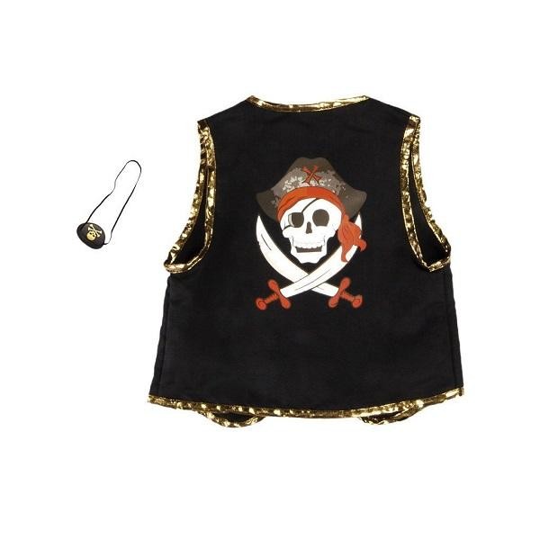 Veste pirate et cache œil 5/6 ans