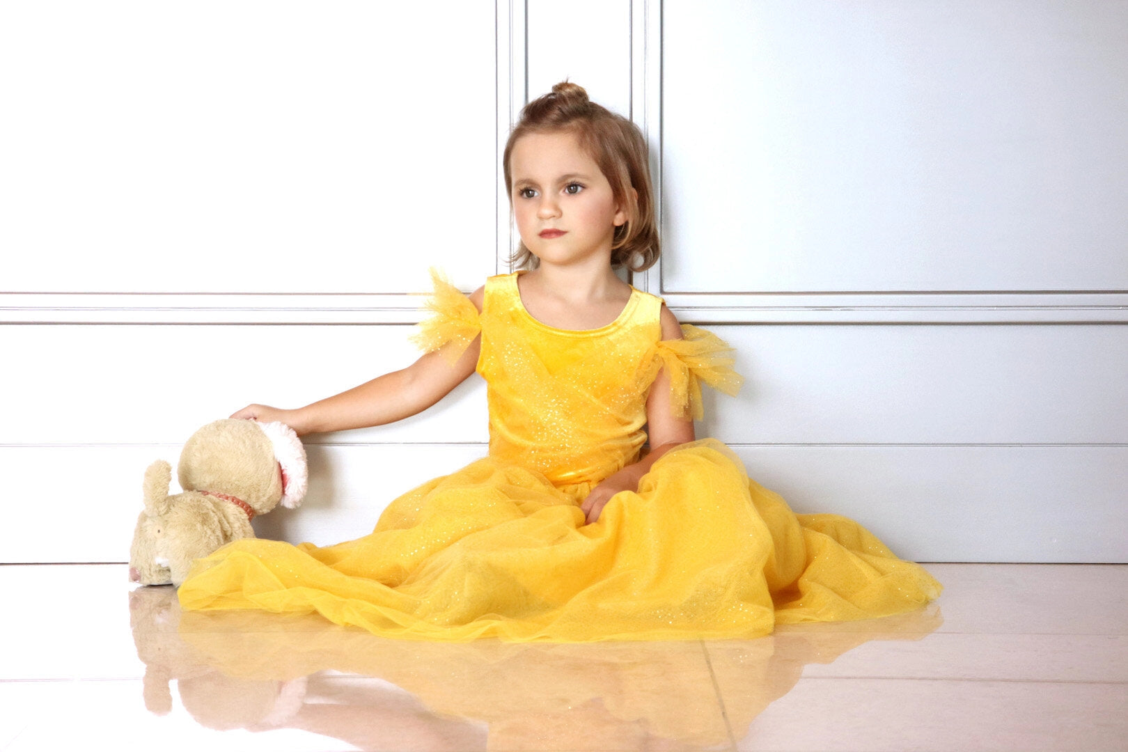 Robe princesse yellow 3