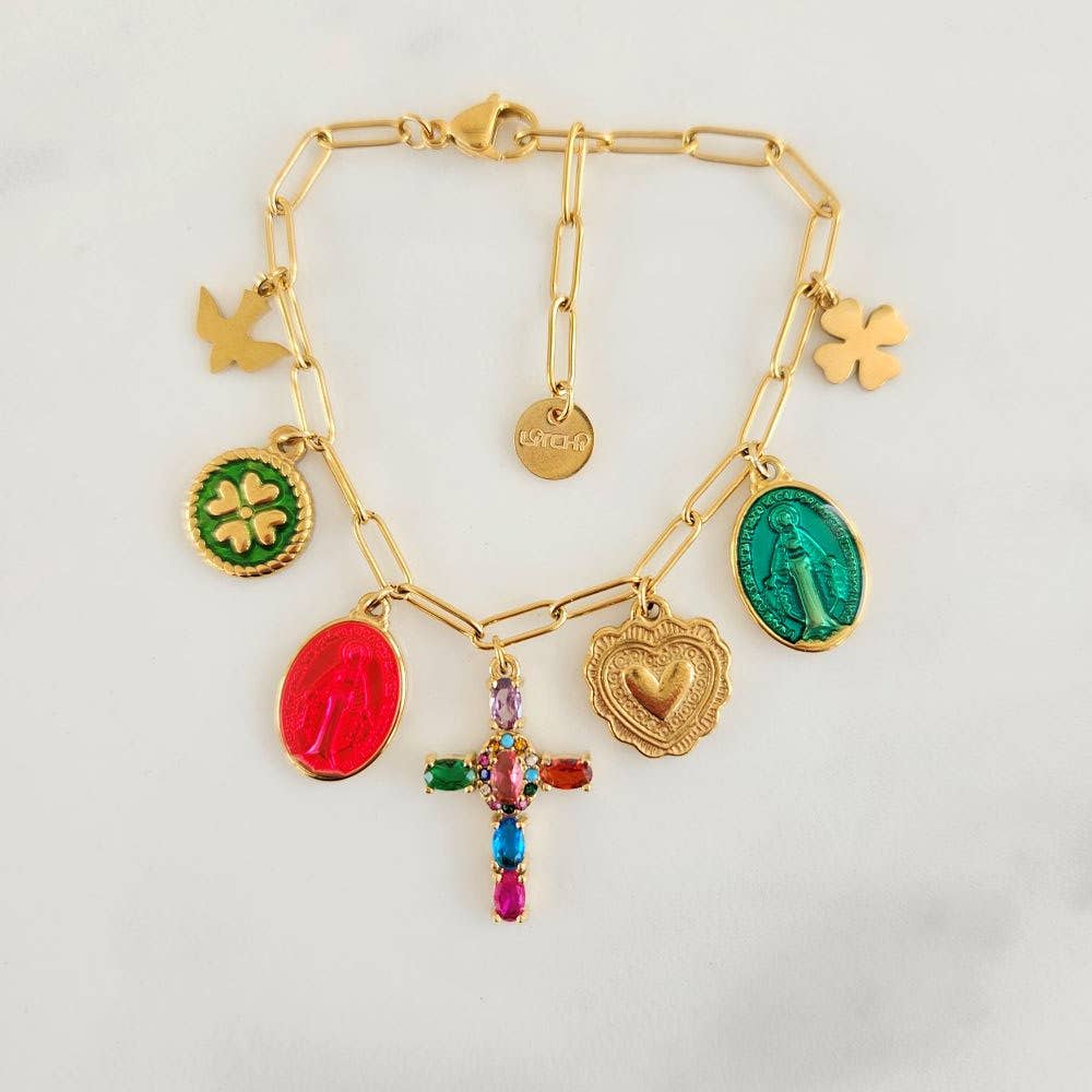 Bracelet charms multi Madonna 2