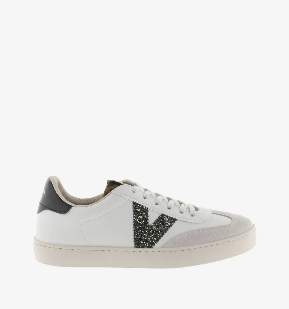 Victoria : baskets ado Hielo V/paillettes noires — 35
