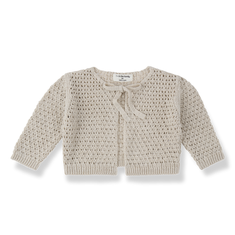 Gilet FONTANILLES beige — 3 mois