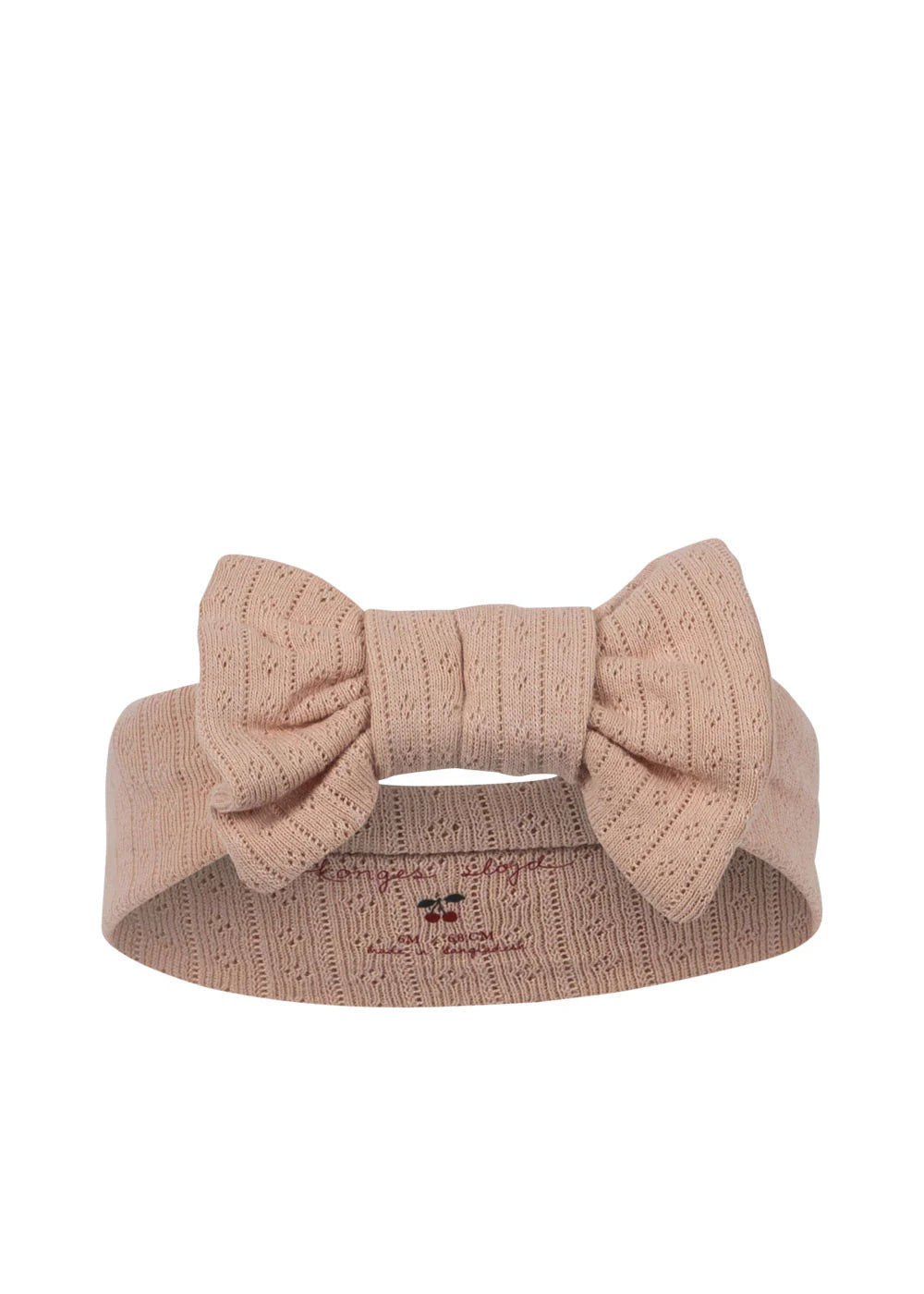 Bandeau pointelles rose — 6-12-mois