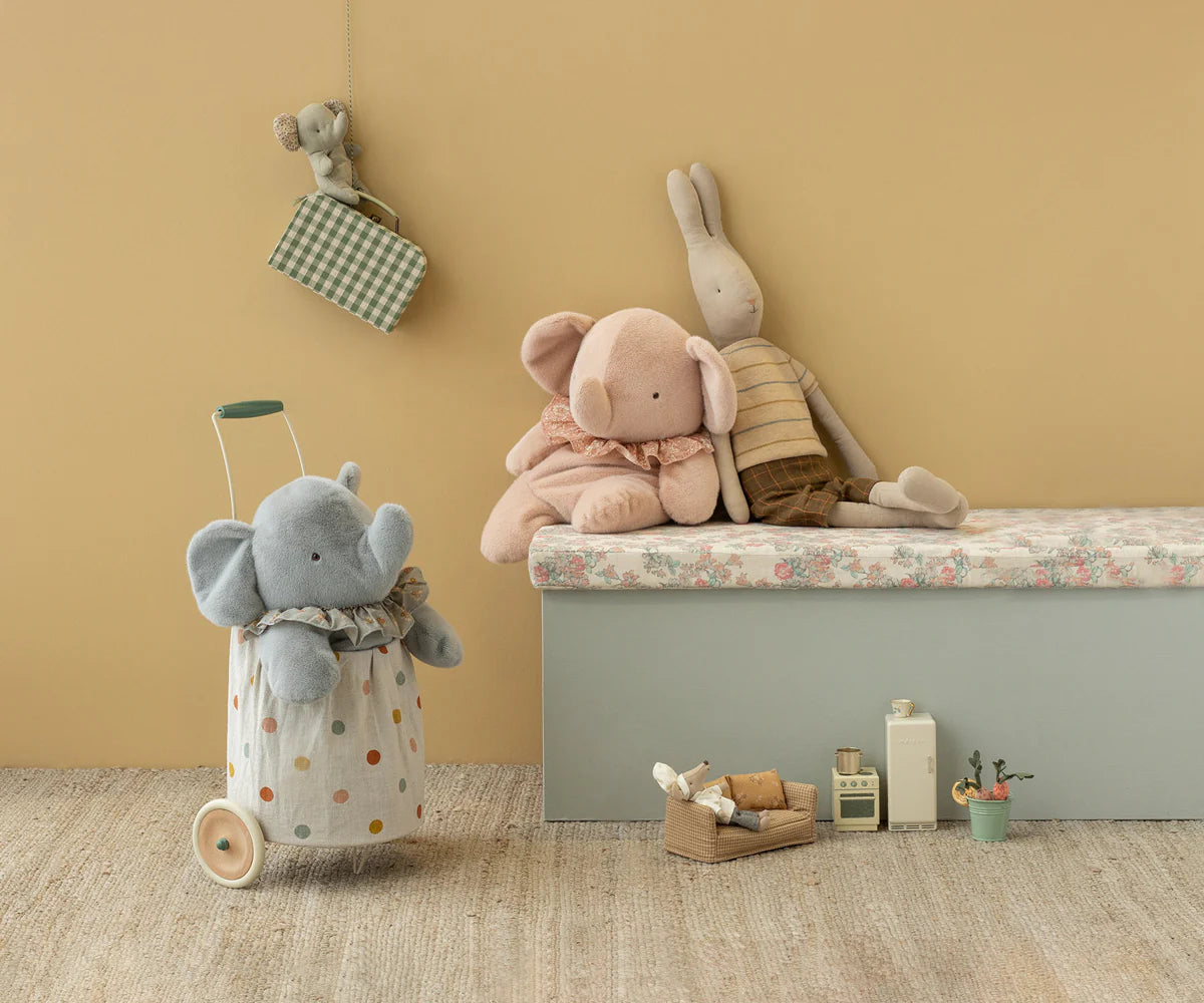 Maileg : Peluche Eléphant, Grand - Poudre 2