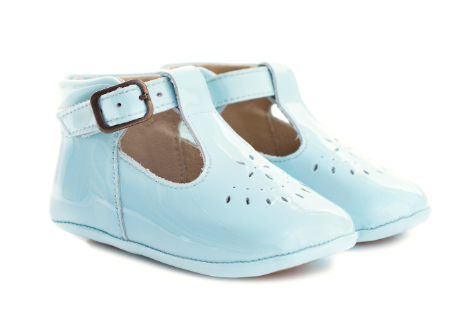 Poppée : Chaussons Minimil Charol ménorca vernis bleu ciel — 16