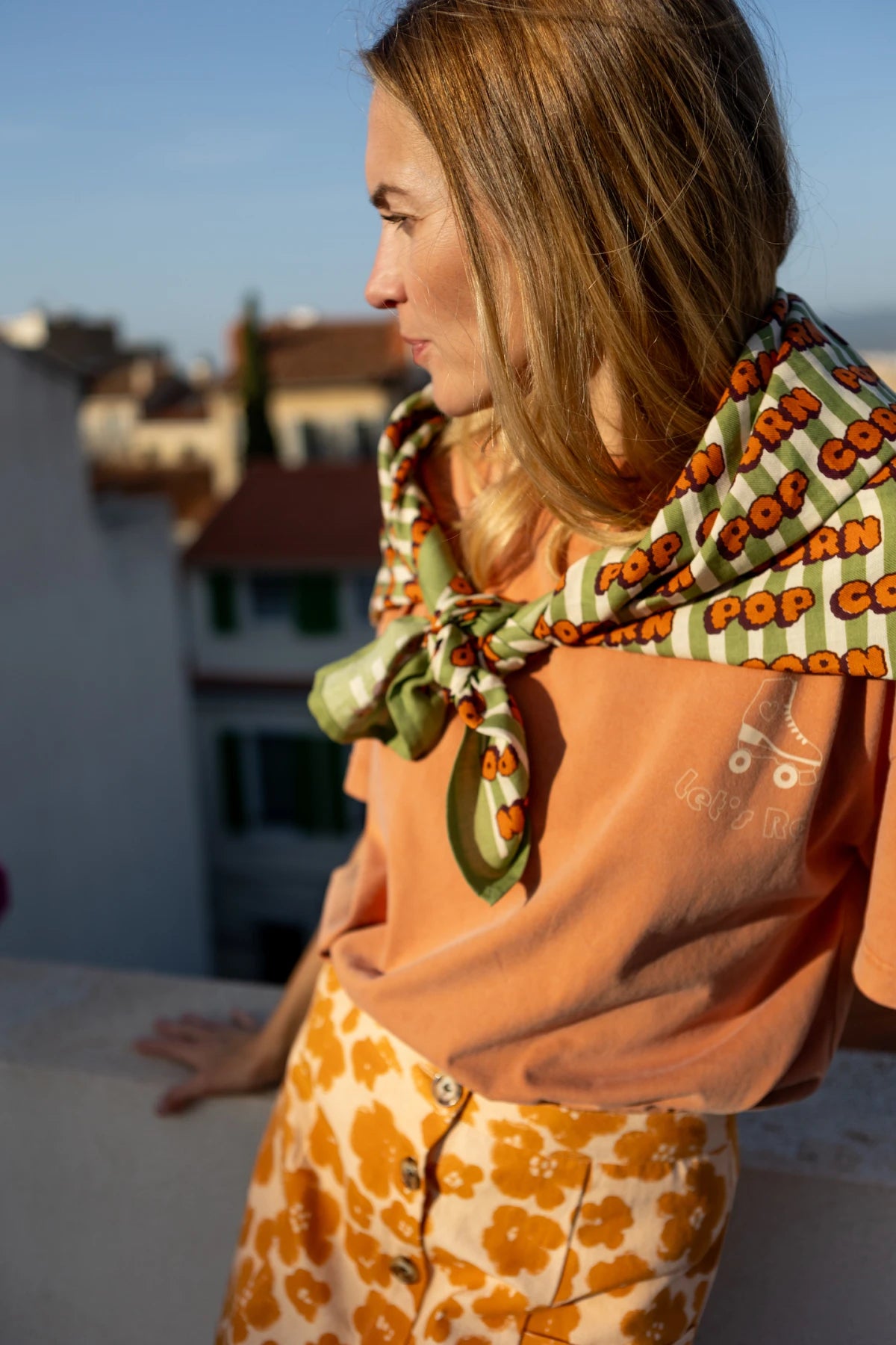 Big Foulard Latika "Pop Corn" 3
