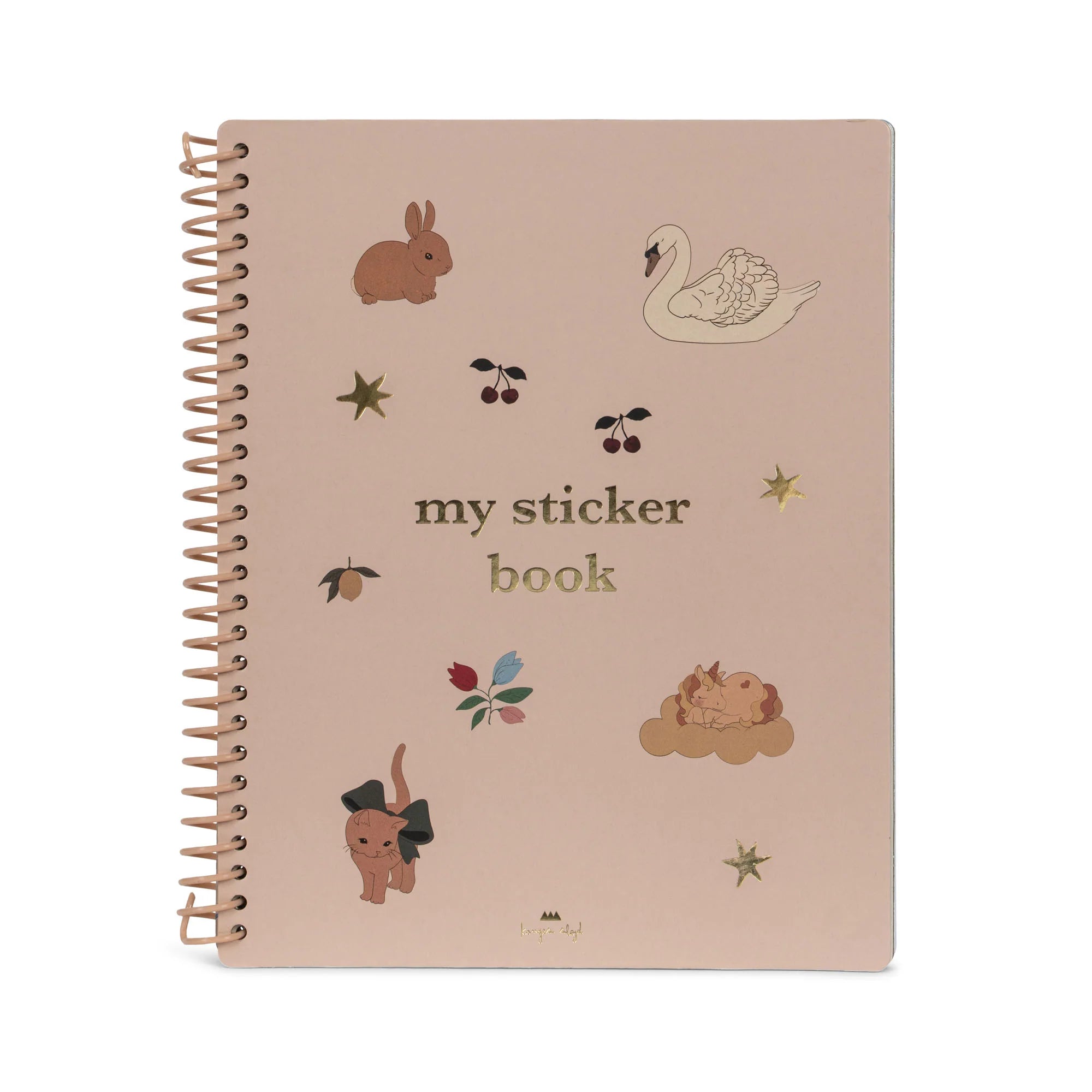 mon carnet d'autocollants - blush