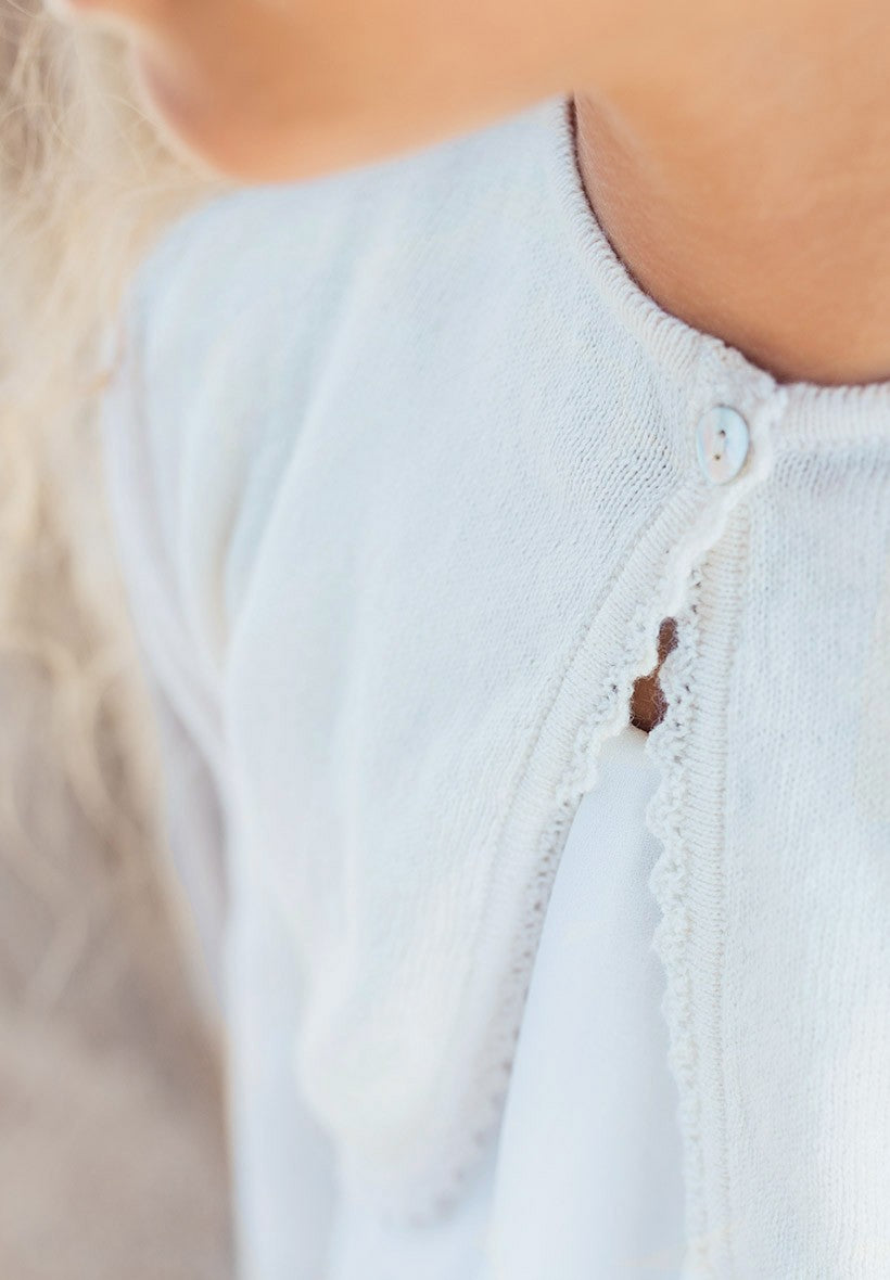 Boléro blanc — 3/6 mois