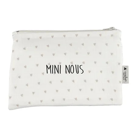 Pochette gaze Atelier Wagram — coeurs