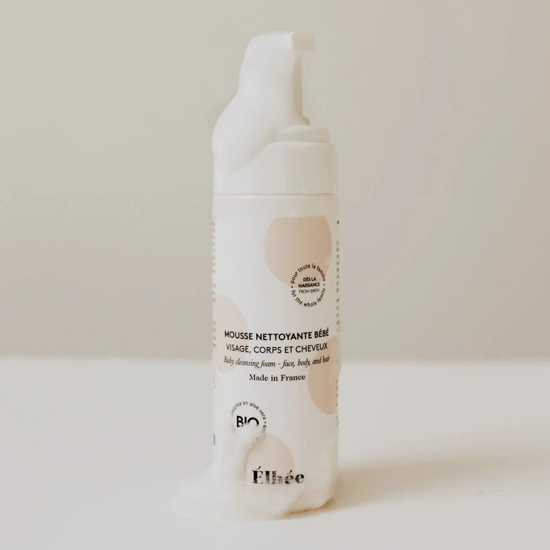 Mousse nettoyante bébé Bio 3-en-1 4