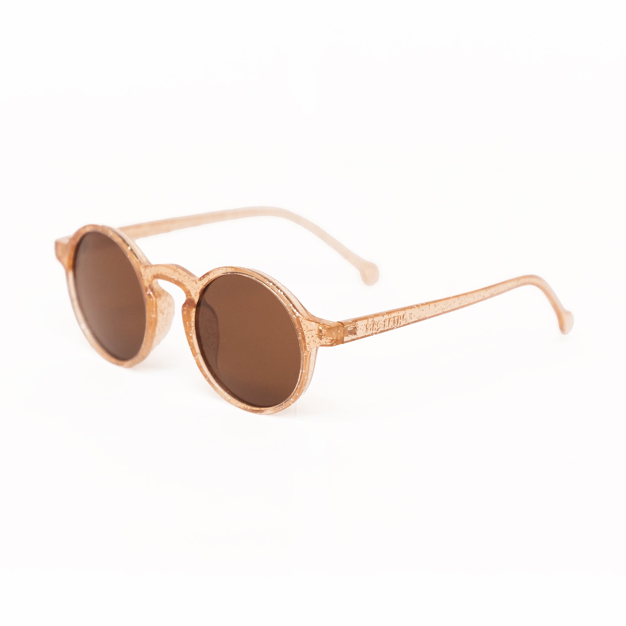 Lunettes de soleil Mrs Ertha Glitter peach 2
